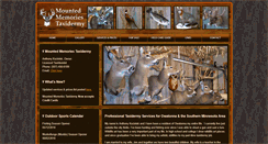 Desktop Screenshot of mounted-memories-taxidermy.com